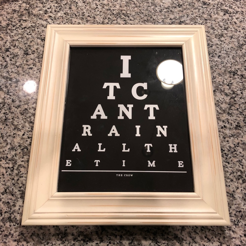 SALE!  Crow It Can’t Rain All The Time Framed Art